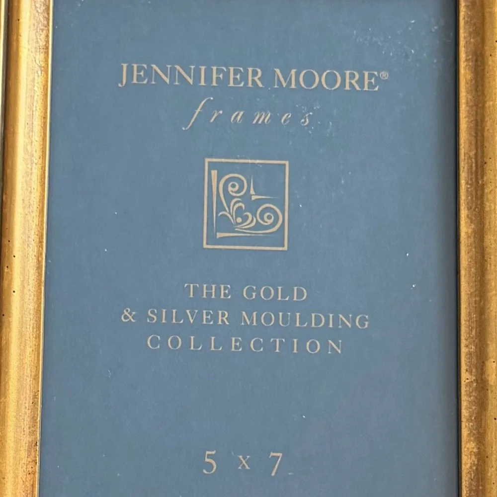 Jennifer Moore Gold Leaf Vine Picture Frame 5x7 | Ornate Botanical Gold Frame